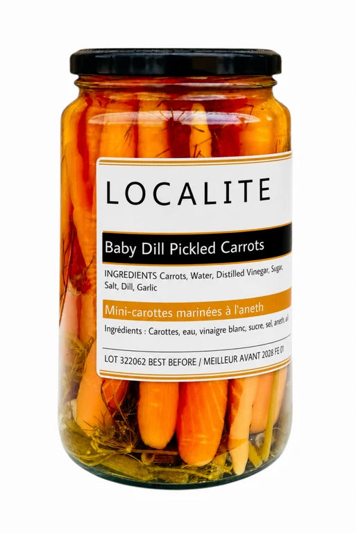 Localite-Baby Dill Pickled Carrots 750ml