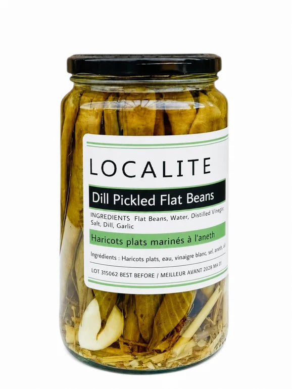 Localite-	Dill Pickled Flat Beans 750ml