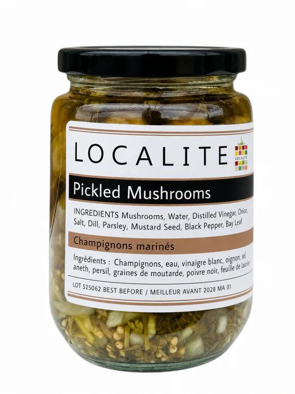 Localite-	Pickled Mushrooms 375ml