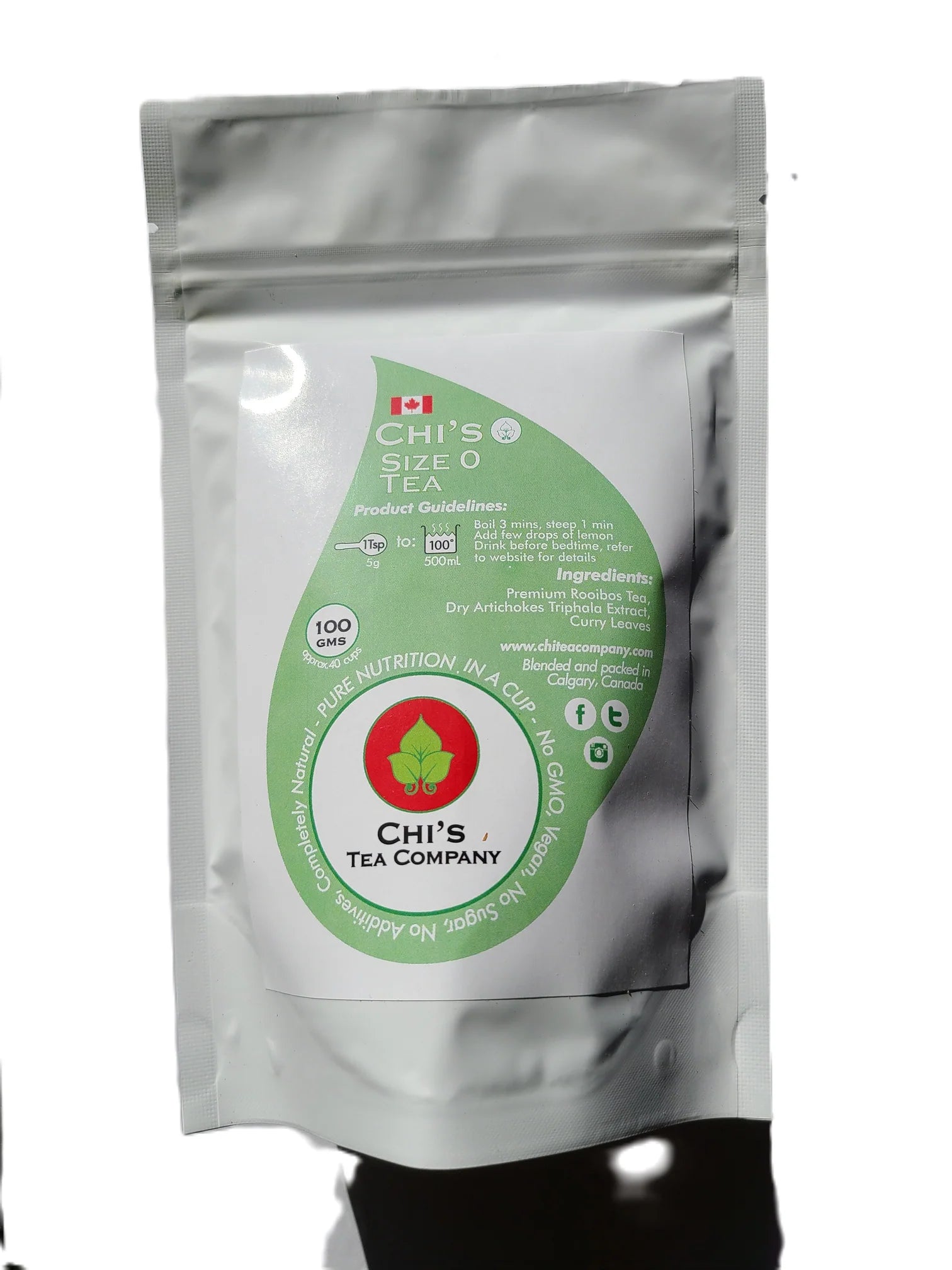 Chi's Tea Size 0 Tea Caffeine Free