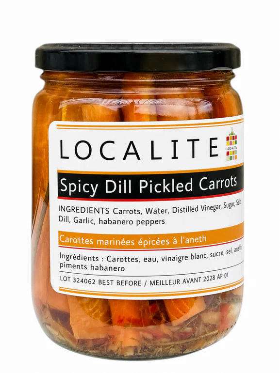 Localite-Spicy Dill Pickled Carrots 500ml