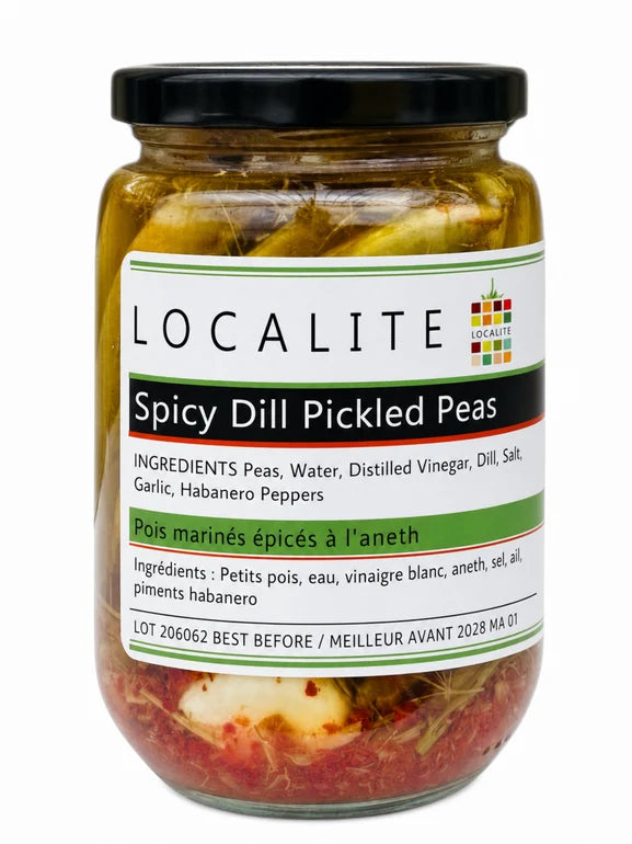 Localite-Spicy Dill Pickled Peas 375ml