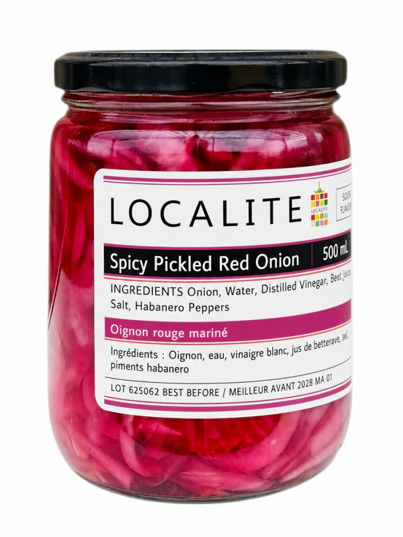 Localite-	Spicy Pickled Red Onions 500ml