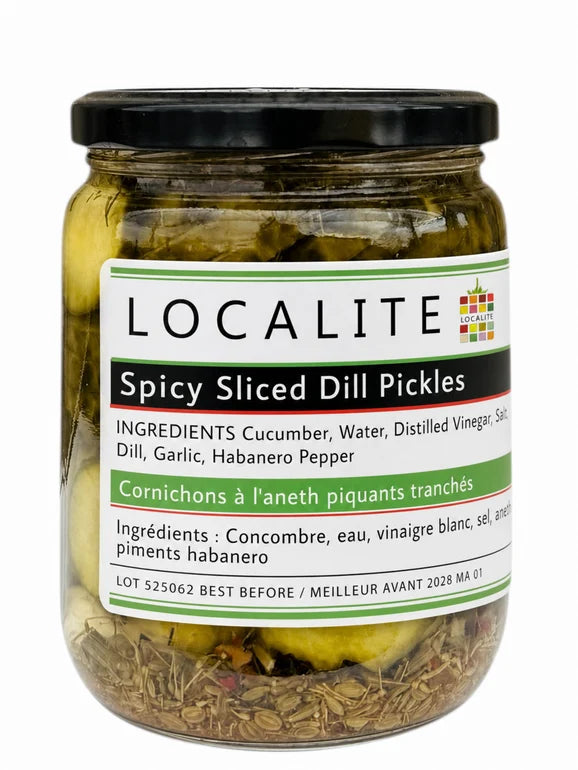 Localite-	Spicy Sliced Dill Pickles 500ml