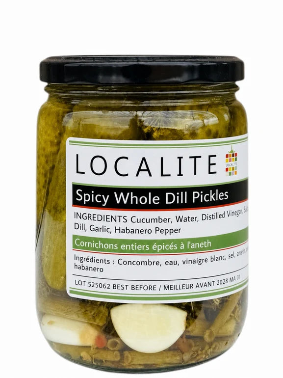 Localite-	Spicy Whole Dill Pickles 500ml