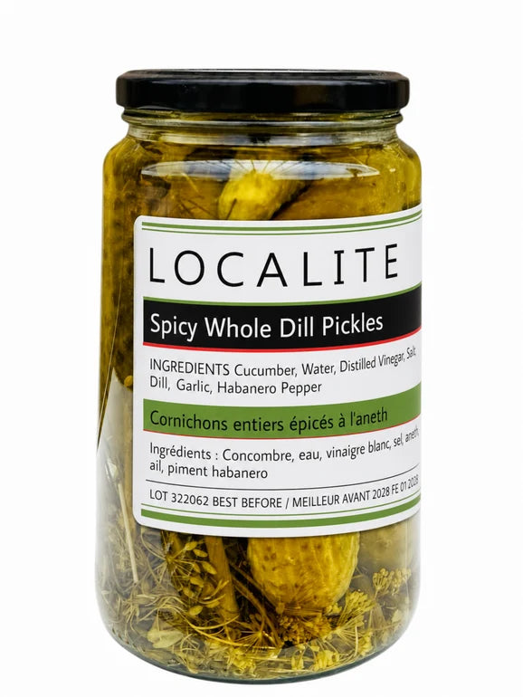 Localite-Spicy Whole Dill Pickles 750ml