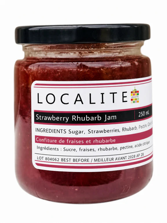 Localite-Strawberry Rhubarb Jam 250ml